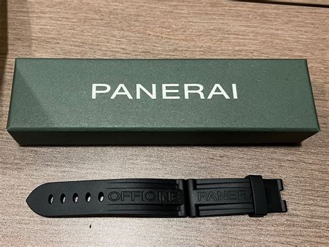 panerai 111 rubber strap|original Panerai rubber strap.